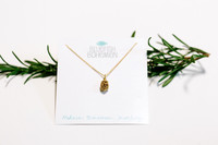 Pine cone necklace
